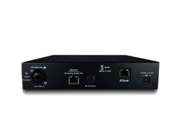 FM T55CD-00 FM+ C ASSISTIVE LISTENING SYSTEM WITH DANTE, SUPPORTS TELNET COMMANDS VIA ETHERNET PORT